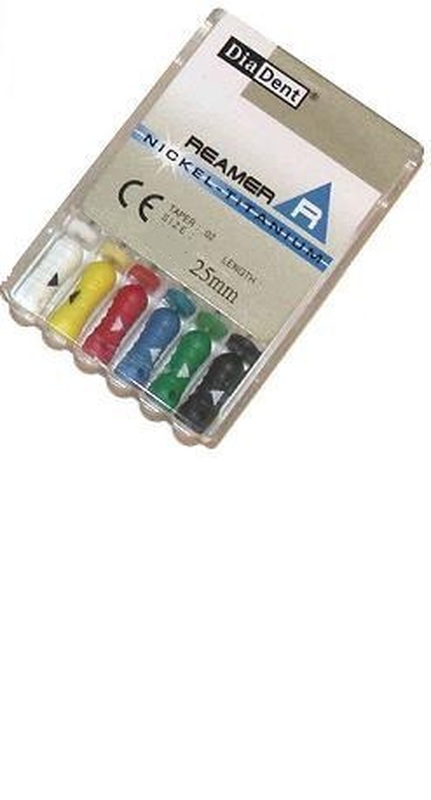 Niti reamers.02 25mm 30