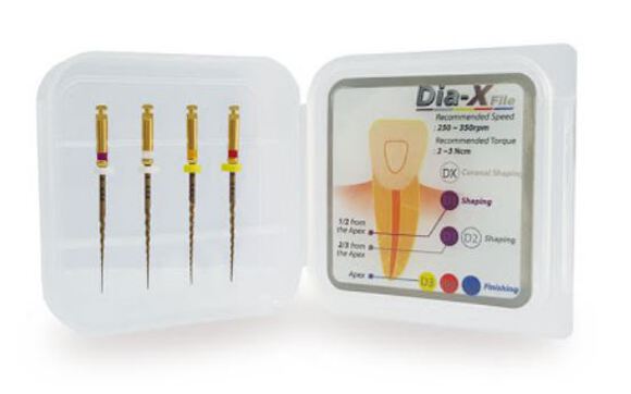 Dia-x niti rotary files 25mm / d4