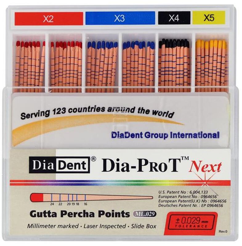 Dia-prot next gutta percha point x2/x5