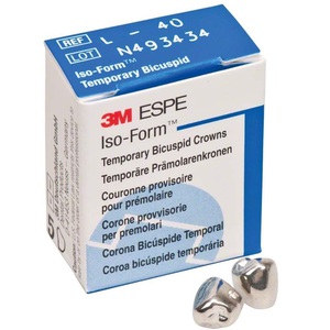 iso-form 1 premolaar noodkronen rechtsonder l-40