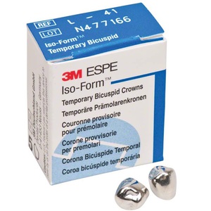 iso-form 1 premolaar noodkronen linksonder l-41