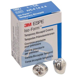 iso-form 2 premolaar noodkronen rechtsonder l-56