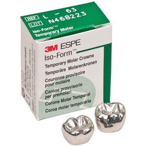 iso-form 1 molaar noodkronen linksonder l-63