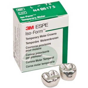 iso-form 2 molaar noodkronen rechtsonder l-72