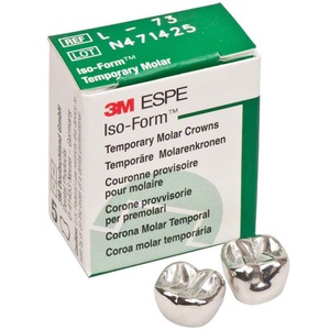 iso-form 2 molaar noodkronen linksonder l-73
