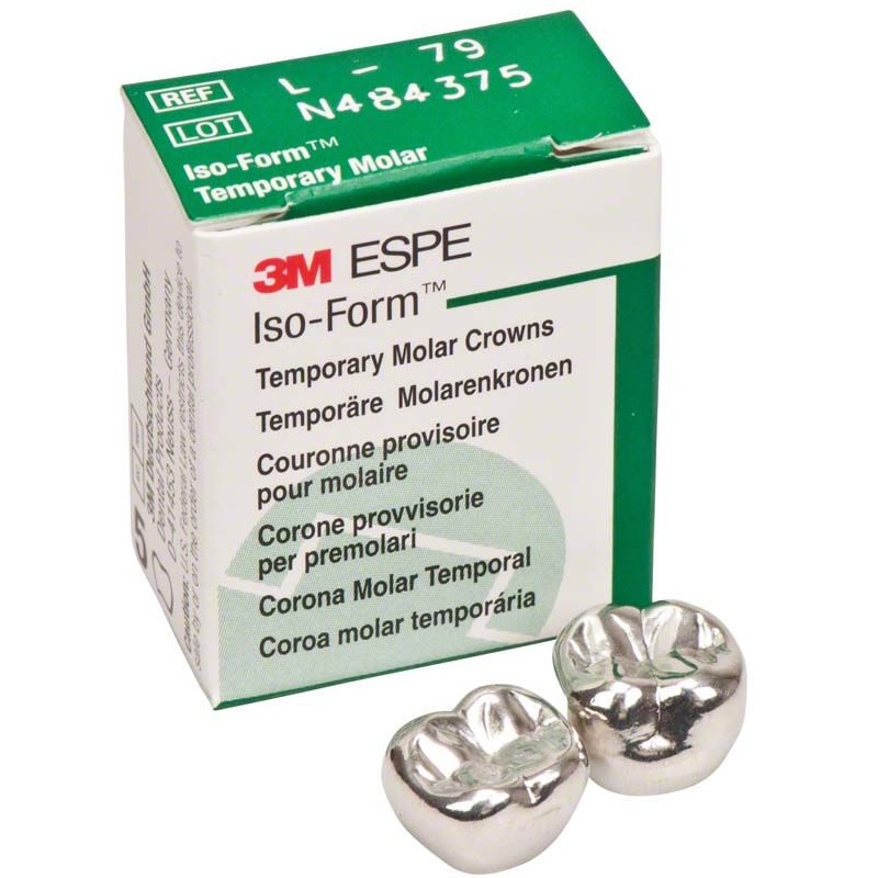 Iso-form 2 molaar noodkronen linksonder l-79