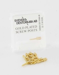 svenska screw post gold plated large nr.3
