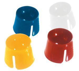 dvt dappenglaasjes plastic gekleurd