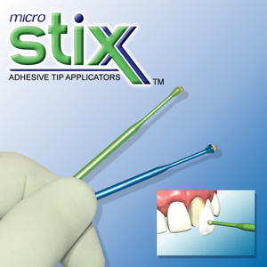 micro-stix adhesive tip applicators blauw