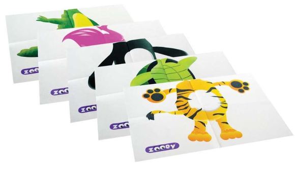 Zooby bibs servetten voor kinderen mixed