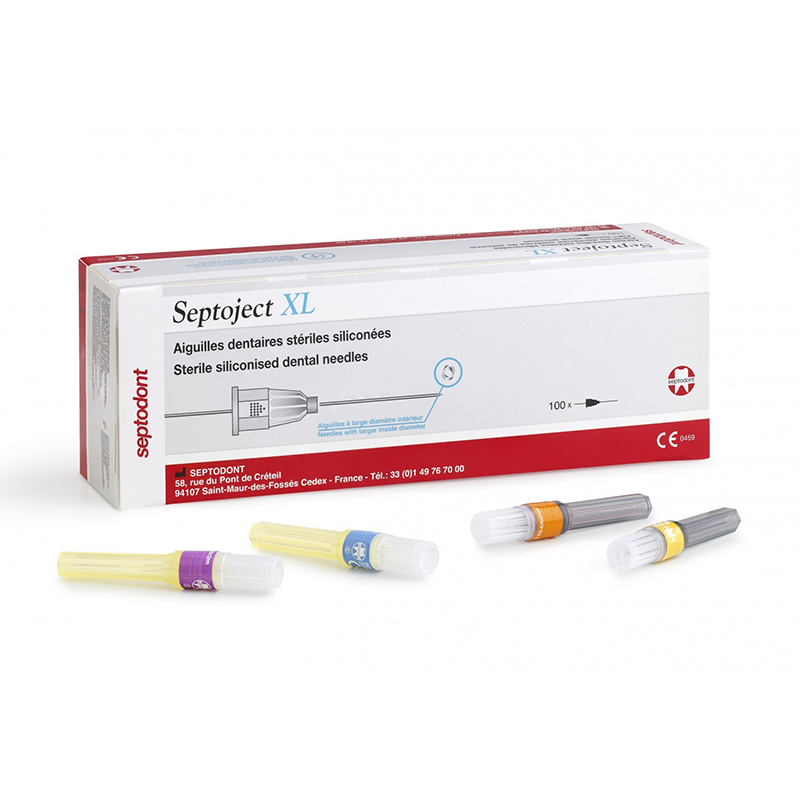 Septoject xl 30g - 0,3 x 12 mm naalden paars