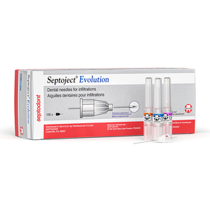 septoject evolution 27g - 0,4 x 25 mm naalden
