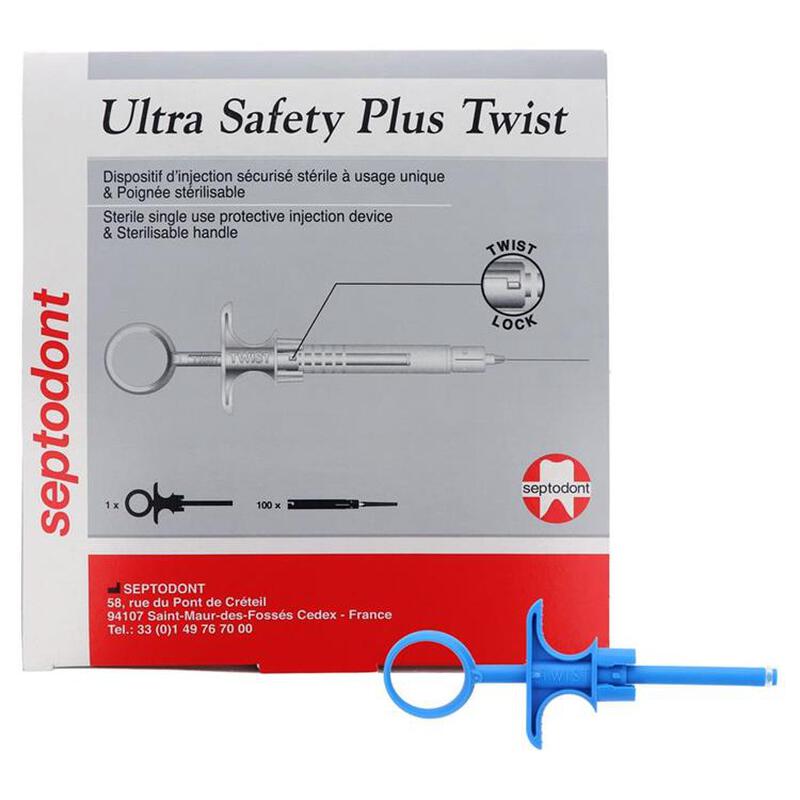 Ultra safety plus twist 30g25 blauw + handvat