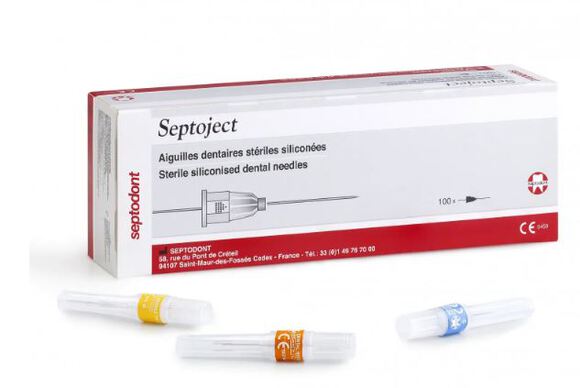 Septoject 27g - 0,4 x 25 mm naalden