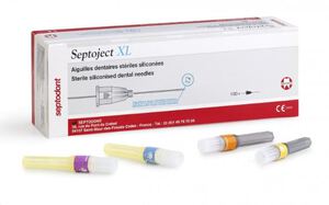 septoject xl 27g x 0,4 x 42 mm naalden