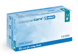 sempercare edition ic latex pf handschoenen x-s