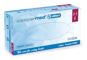 sempercare edition ic latex pf handschoenen large