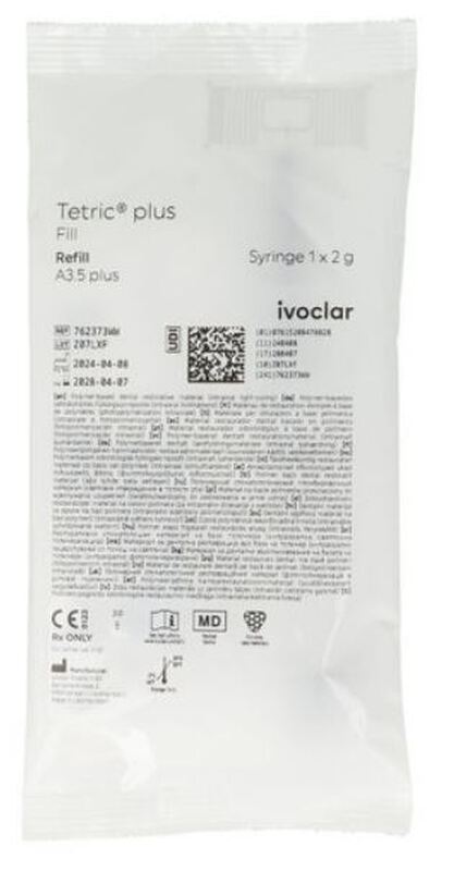 Tetric plus fill composiet refill spuit a3,5 plus