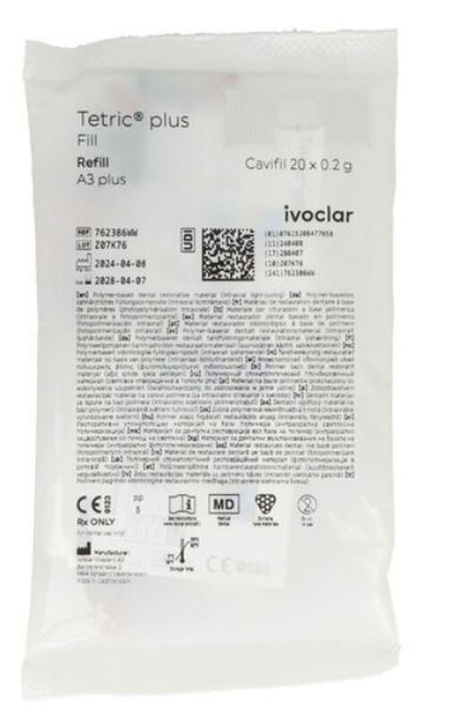 Tetric plus fill composiet refill caps. a3 plus