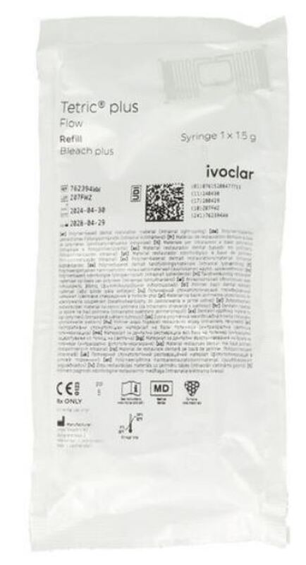 Tetric plus flow composiet refill sp. bleach plus