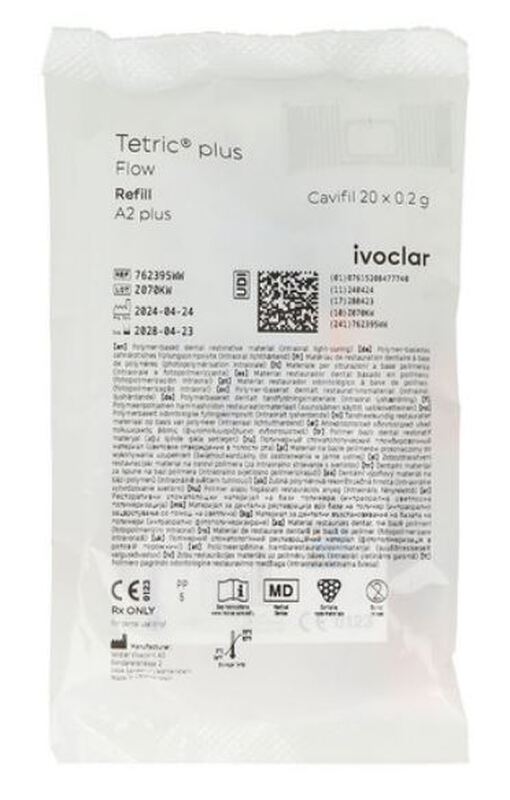 Tetric plus flow composiet refill caps a2 plus