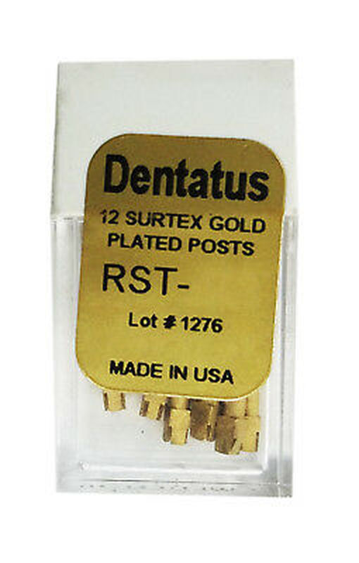 Dentatus screw posts x-long gold-plated nr. 3 (6st)