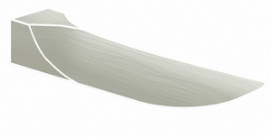 polydentia houten wiggen wit 17mm xl