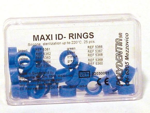 Polydentia maxi id-ring blauw