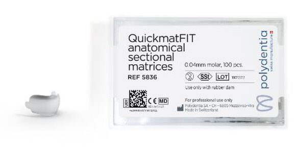 Quickmatfit anat.sectional matrixen molar 0.04mm