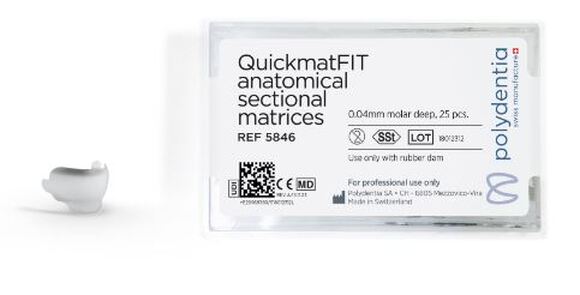 Quickmatfit anat.sectional matrix. mol.deep 0.04mm