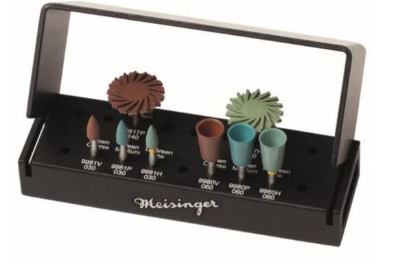 Meisinger the green & brown polishing kit