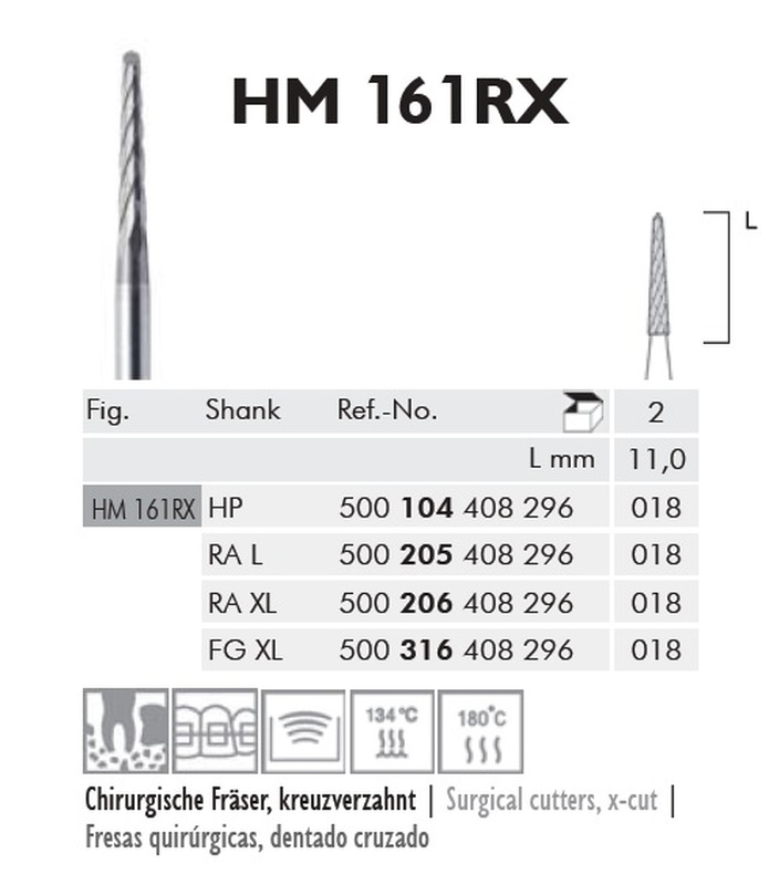 Meisinger botfrais hm fg 161rx/018 xl