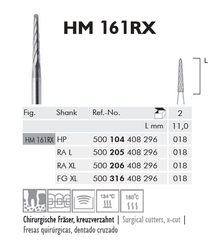 Meisinger botfrais hm ra 161rx/018