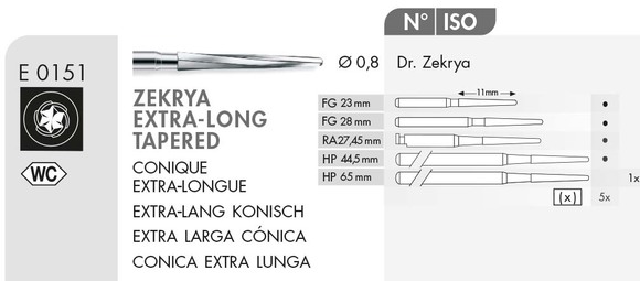 Zekrya boren fg 28mm e0151