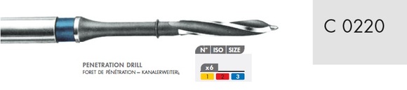 Radix penetratieboor 1 geel c0220