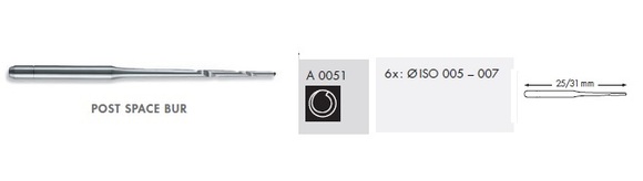 Post space boor 007|31mm a0051
