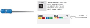 tapered finger spreader a|25mm a0182 geel