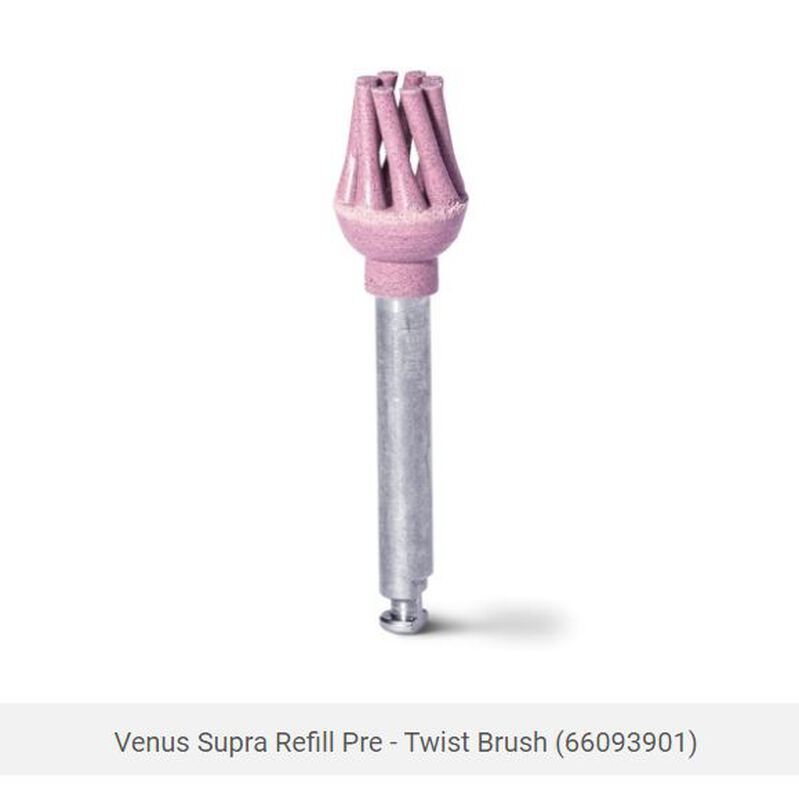 Venus supra refill pre-twist brush / pre-polisher