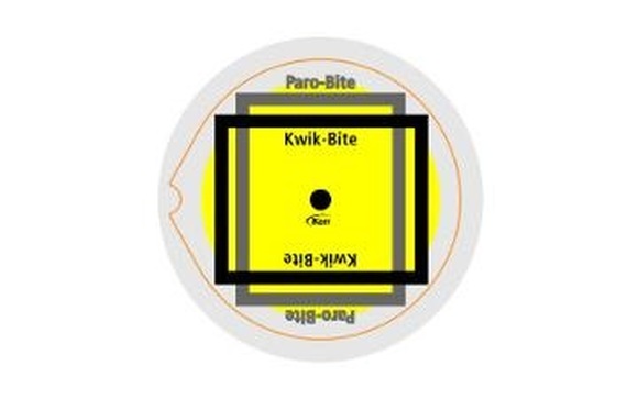 Kwik-bite paro-bite centring devices