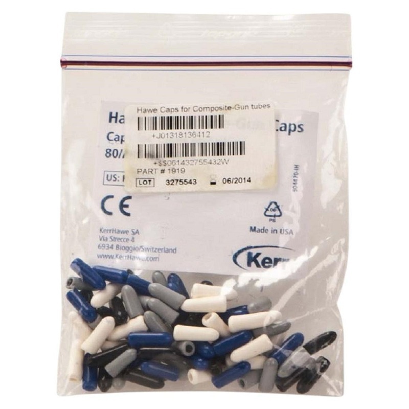 Tubes & plugs caps in 4 kleuren