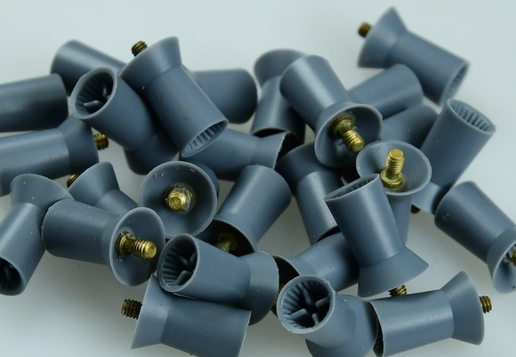 Prophy cups firm screw-type laminated donkergrijs