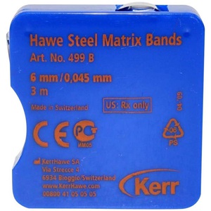 hawe matrixband op rol 6mm/0.045mm - 499b