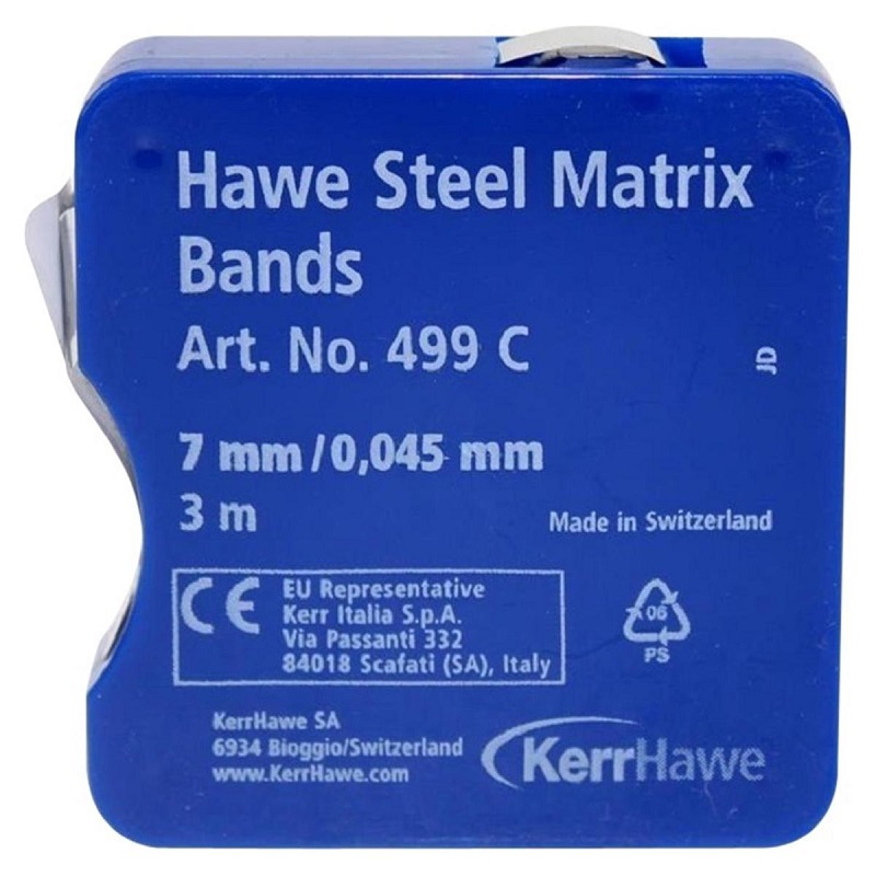 Kerr matrixband op rol 7mm/0.045mm - 499c