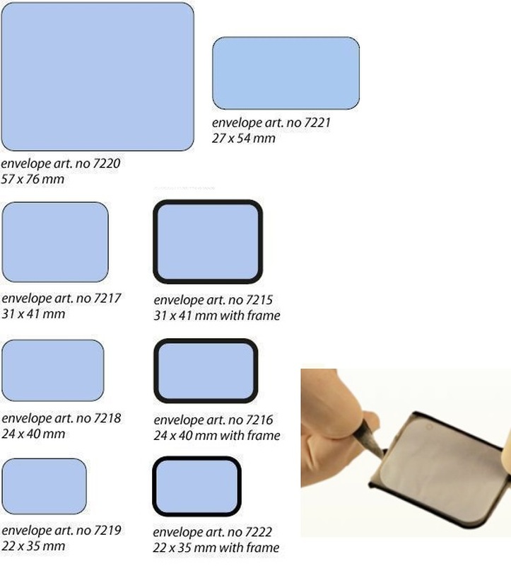 Wapro fosfor sleeve v. plaatje met frame 31x41mm 2