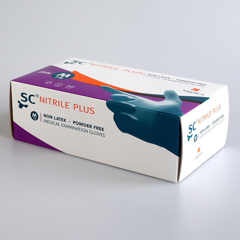 Sensicare nitrile plus blauw poedervrij small