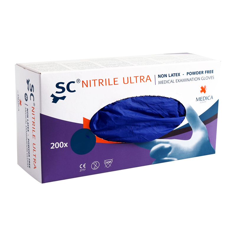 Sensicare nitrile ultra blauw poedervrij x-large