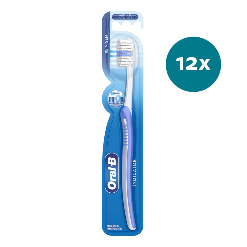 Oral-b tandenborstel 123 indicator 35 medium