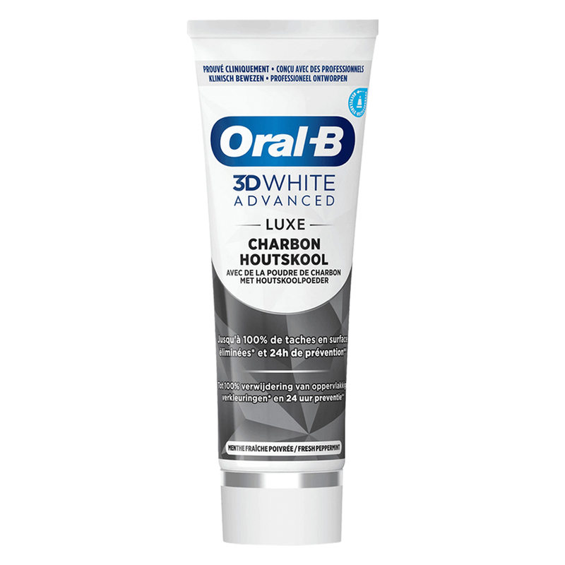 Oral-b tandpasta 3d white advanced charcoal