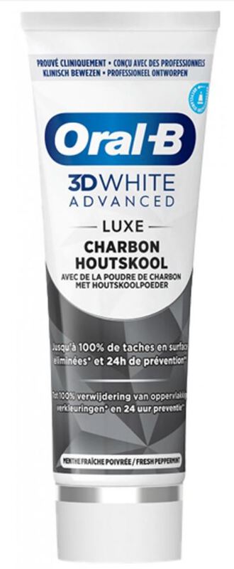 Oral-b tandpasta 3d white advanced charcoal