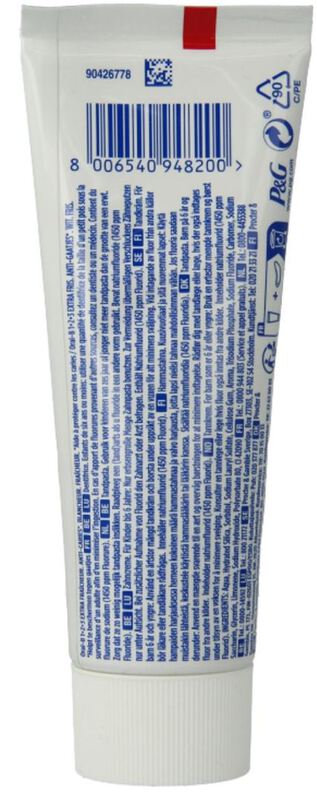 Oral-b tandpasta 1-2-3 extra fresh